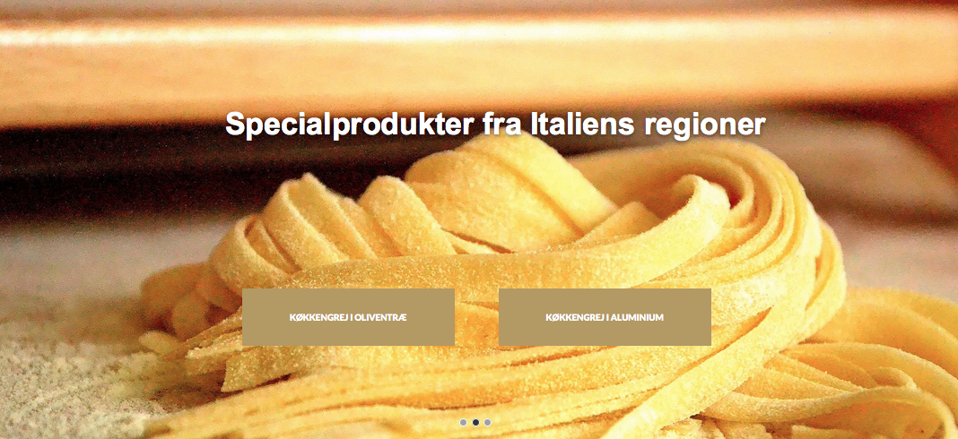 Nyt italiensk køkkengrej på shoppen